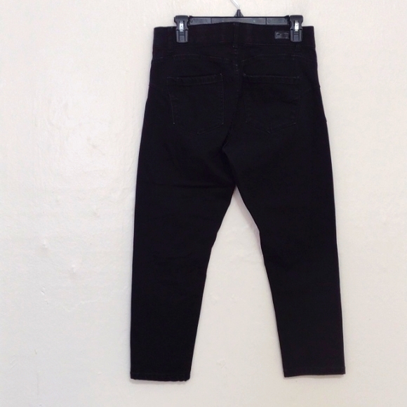 Juicy Couture Vintage Black Stretch Denim Capri Jeans Size 6 - Picture 5 of 13
